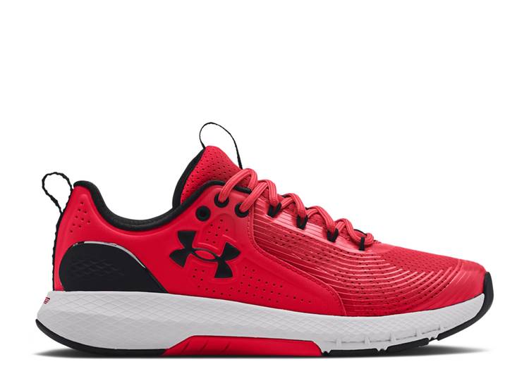 【 UNDER ARMOUR CHARGED COMMIT TR 3 \'RED HALO GREY\' / RED HALO GREY 】 赤 レッド 灰色 グレー アンダーアーマー スニーカー メンズ｜スニケス
