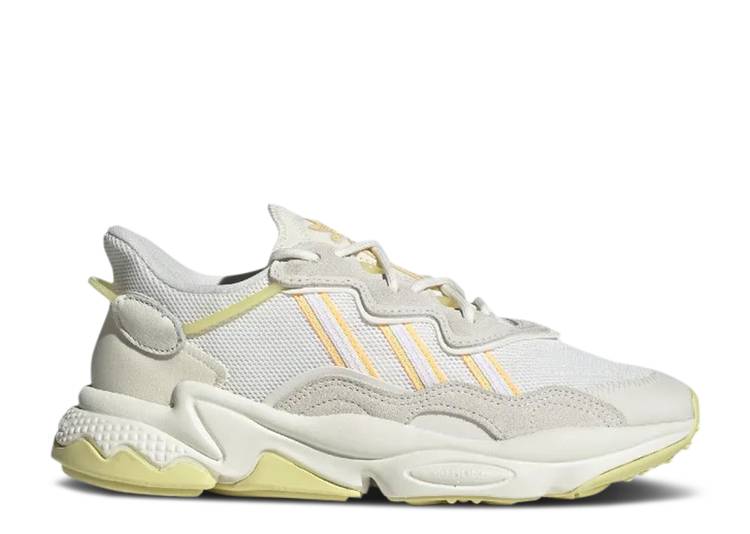 【 ADIDAS WMNS OZWEEGO \u0027OFF WHITE ACID ORANGE\u0027 / OFF WHITE CALVI ACID ORANGE 】 アディダス 白いこと 白いこと 橙 オレンジ色 スニーカー レディース