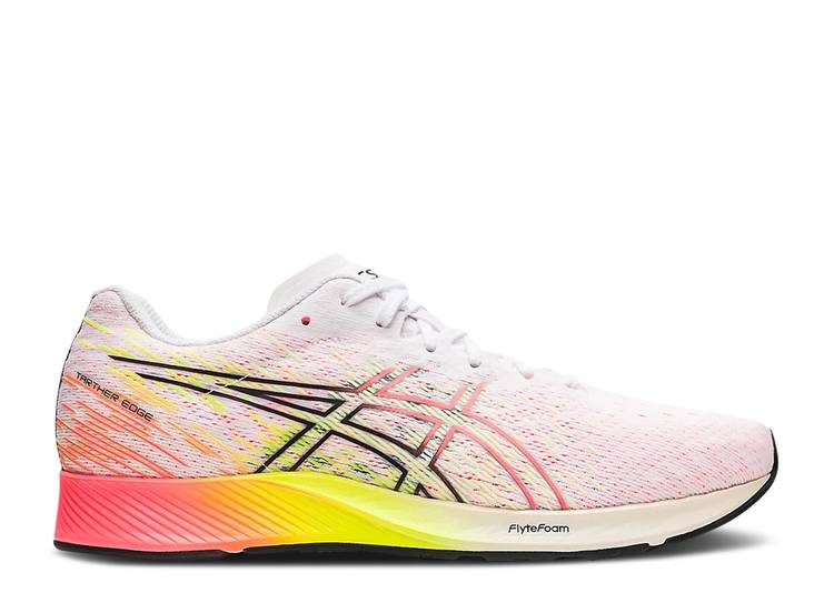 【 ASICS WMNS TARTHEREDGE 3 \u0027WHITE BLAZING CORAL\u0027 / WHITE BLAZING CORAL 】 白いこと 白いこと スニーカー レディース アシックス