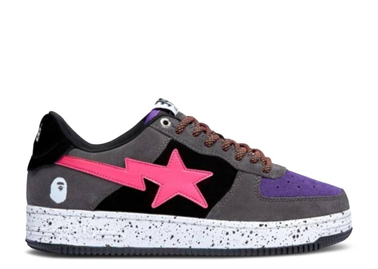 【 BAPE BAPESTA #2 \u0027BLACK PINK\u0027 / BLACK PINK 】 黒いこと 黒いこと さくら色 スニーカー メンズ ベイプ
