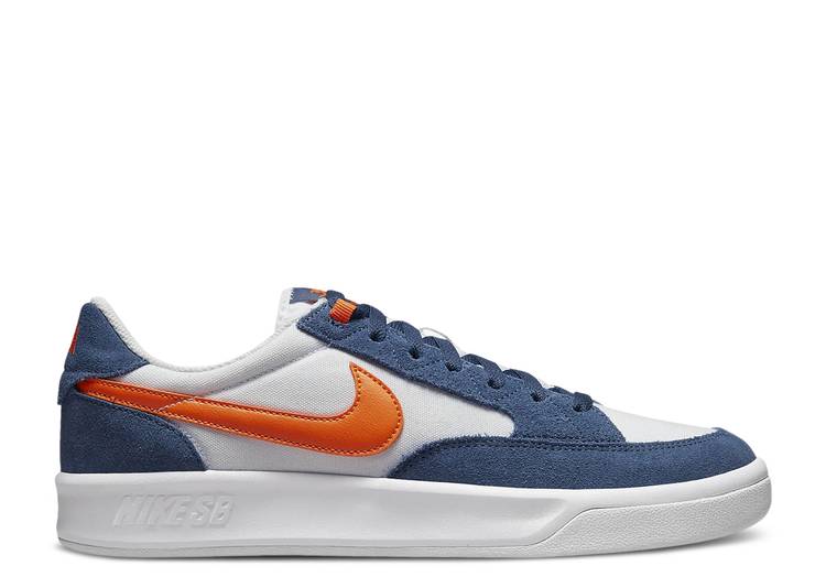 【 NIKE ADVERSARY PREMIUM SB 'NAVY SAFETY ORANGE' / NAVY NAVY WHITE SAFETY ORANGE 】 プレミアム エスビー 紺色 ネイビー 白色 ホワイト 橙 オレンジ スニーカー メンズ ナイキ