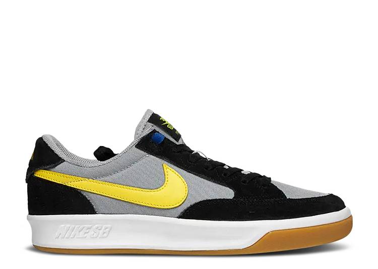 【 NIKE ADVERSARY PREMIUM SB 'BLACK YELLOW STRIKE GUM' / BLACK YELLOW STRIKE WOLF GREY 】 プレミアム エスビー 黄色 イエロー ストライク 黒色 ブラック 灰色 グレー スニーカー メンズ ナイキ|スニケス