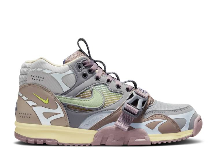 【 NIKE AIR TRAINER 1 \u0027HONEYDEW\u0027 / LIGHT SMOKE GREY HONEYDEW 】 調教師 薄墨色 薄墨色 エア湖調教師 スニーカー メンズ ナイキ