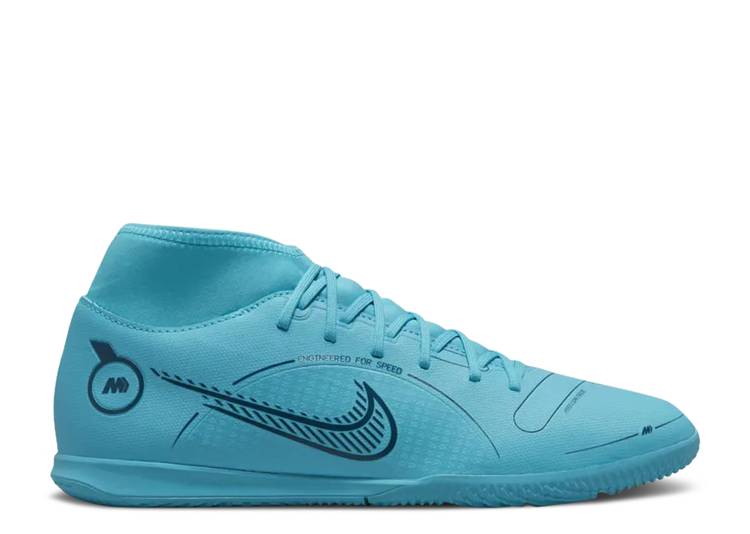 【 NIKE MERCURIAL SUPERFLY 8 CLUB IC 'BLUEPRINT PACK' / CHLORINE BLUE LASER ORANGE 】 クラブ 青色 ブルー レーザー 橙 オレンジ スニーカー メンズ ナイキ｜スニケス