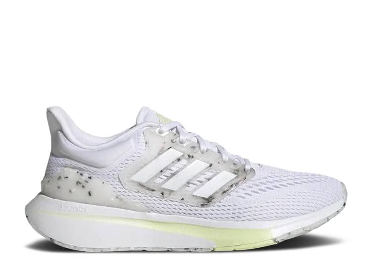 【 ADIDAS WMNS EQ21 RUN 'WHITE SPECKLED' / CLOUD WHITE CLOUD WHITE ALMOST 】 アディダス ラン 白色 ホワイト スニーカー レディース｜スニケス