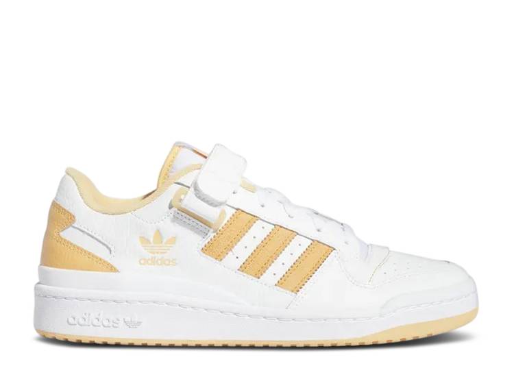 【 ADIDAS FORUM LOW \u0027WHITE PULSE AMBER\u0027 / CLOUD WHITE PULSE AMBER ORANGE 】 アディダス 討論会 白いこと 白いこと 橙 オレンジ色 スニーカー メンズ
