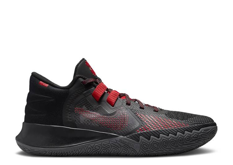【 NIKE KYRIE FLYTRAP 5 'BRED' / BLACK COOL GREY WOLF GREY 】 カイリー フライトラップ 黒色 ブラック クール 灰色 グレー スニーカー メンズ ナイキ