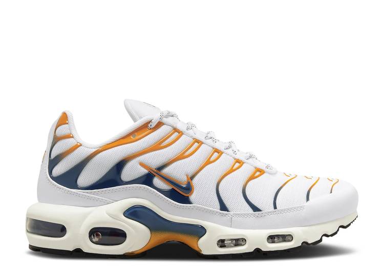 【 NIKE AIR MAX PLUS HIKING / WHITE KUMQUAT BLACK MARINA 】 マックス 白色 ホワイト 黒色 ブラック エアマックスプラス スニーカー メンズ ナイキ