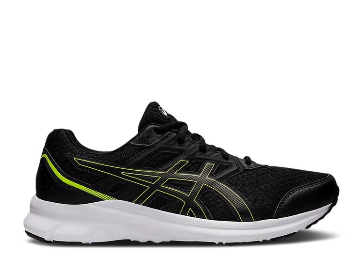 【 ASICS JOLT 3 'BLACK HAZARD GREEN' / BLACK HAZARD GREEN 】 黒色 ブラック 緑 グリーン スニーカー メンズ アシックス|スニケス
