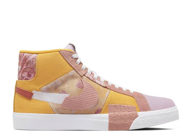 【 NIKE ZOOM BLAZER MID PREMIUM SB 'PAISLEY PACK - SANDED GOLD' / SANDED GOLD BURNT SUNRISE LIGHT 】 ズーム ブレイザー ミッド プレミアム エスビー ゴールド スニーカー メンズ ナイキ