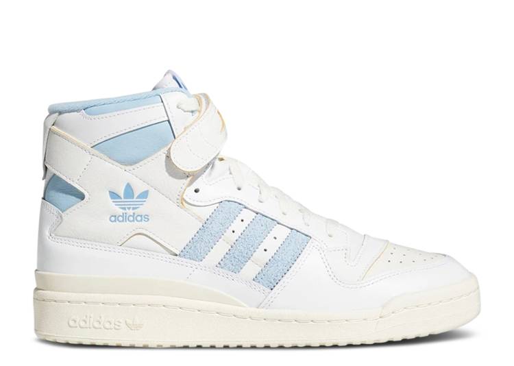 【 ADIDAS FORUM 84 HIGH \'UNC\' / FOOTWEAR WHITE OFF WHITE CLEAR 】 アディダス フォーラム ハイ 白色 ホワイト スニーカー メンズ