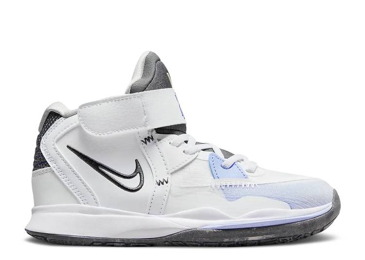 【 NIKE KYRIE INFINITY PS 'SMOKE AND MIRRORS' / WHITE LIGHT MARINE MEDIUM BLUE 】 カイリー 白色 ホワイト 青色 ブルー ジュニア キッズ ベビー マタニティ スニーカー ナイキ