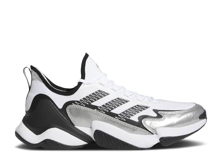 【 ADIDAS IMPACT FLX \u0027WHITE SILVER METALLIC\u0027 / CLOUD WHITE CORE BLACK SILVER 】 アディダス 差しひびき しろがね色 しろがね色 白いこと 白いこと 中核グループ 黒いこと 黒いこと スニーカー メンズ