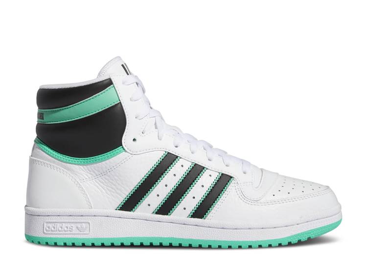 【 ADIDAS TOP TEN RB 'WHITE HI-RES GREEN' / CLOUD WHITE CORE BLACK HI RES 】 アディダス 白色 ホワイト コア 黒色 ブラック トップテン スニーカー メンズ
