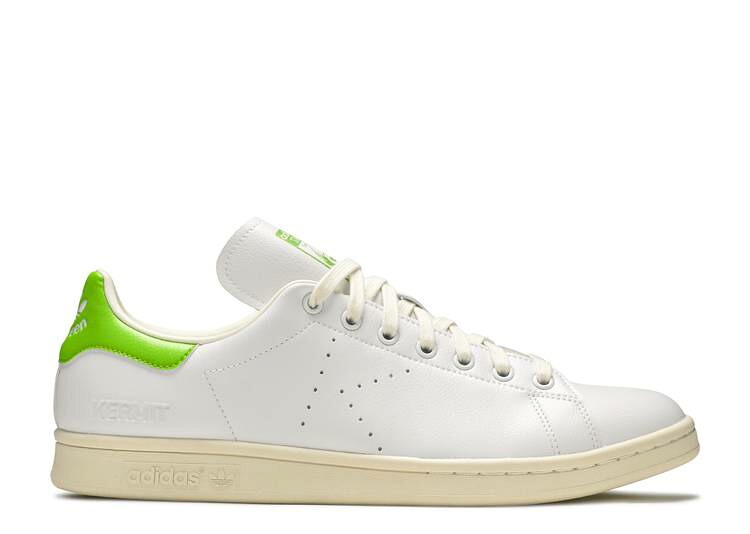 【 ADIDAS THE MUPPETS X STAN SMITH 'KERMIT FROG' / CLOUD WHITE PANTONE OFF WHITE 】 アディダス 白色 ホワイト スタンスミス スニーカー メンズ