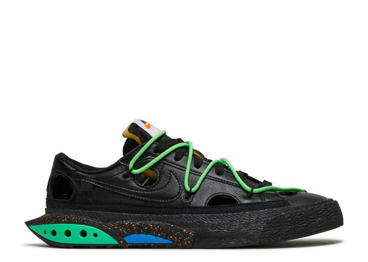【 NIKE OFF-WHITE X BLAZER LOW 'BLACK' / 4 8 22 】 オフホワイト ブレイザー スニーカー メンズ ナイキ