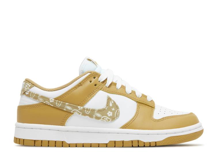 【 NIKE WMNS DUNK LOW \u0027BARLEY PAISLEY\u0027 / WHITE BARLEY WHITE 】 ダンク 白いこと 白いこと ダンクロー スニーカー レディース ナイキ