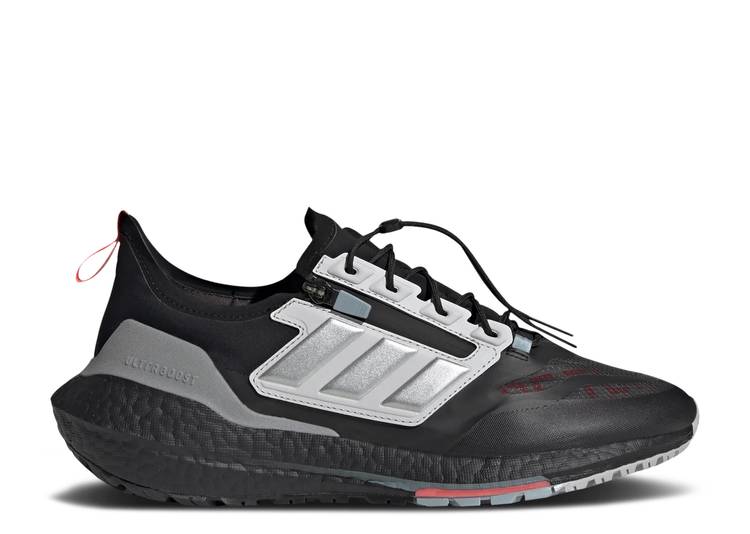 【 ADIDAS ULTRABOOST 21 GTX \u0027BLACK SILVER METALLIC\u0027 / CORE BLACK SILVER METALLIC TURBO 】 アディダス しろがね色 しろがね色 中核グループ 黒いこと 黒いこと ターボ スニーカー メンズ メンズ靴-スニーカー-靴