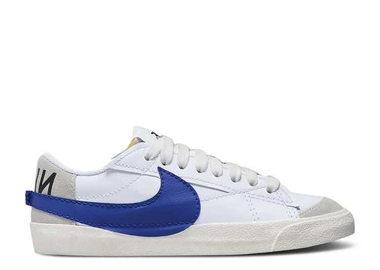 【 NIKE BLAZER LOW \u002777 JUMBO \u0027WHITE OLD ROYAL\u0027 / WHITE LIGHT BONE SAIL OLD ROYAL 】 ブレイザー ジャンボ 白いこと 白いこと スニーカー メンズ ナイキ