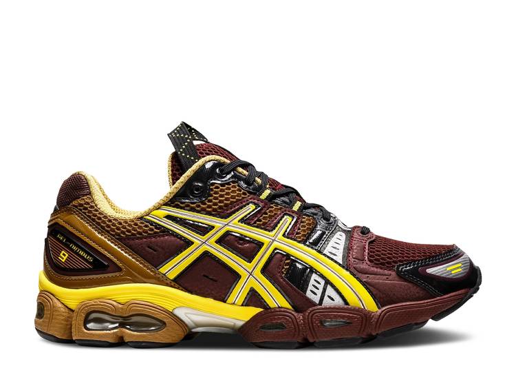 【 ASICS UB3-S GEL NIMBUS 9 \u0027RUM RAISIN\u0027 / RUM RAISIN GREEN SHEEN 】 緑 緑であること スニーカー メンズ アシックス