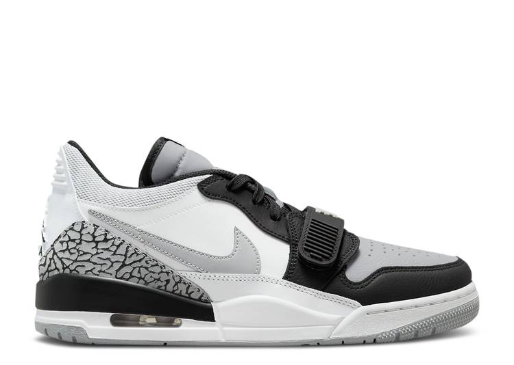 【 AIR JORDAN JORDAN LEGACY 312 LOW LIGHT SMOKE GREY / WHITE LIGHT SMOKE GREY BLACK 】 ナイキ レガシー 白色 ホワイト 灰色 グレー 黒色 ブラック エアジョーダン スニーカー メンズ