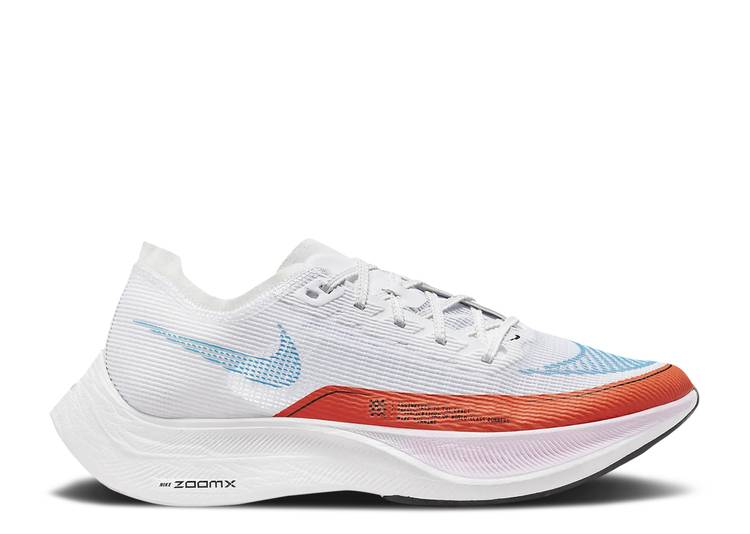 【 NIKE WMNS ZOOMX VAPORFLY NEXT% 2 'WHITE RUSH ORANGE' / WHITE RUSH ORANGE DOLL LASER 】 ラッシュ 白色 ホワイト 橙 オレンジ レーザー スニーカー レディース ナイキ
