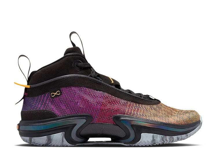 【 AIR JORDAN AIR JORDAN 36 PF YEAR OF THE TIGER / BLACK LASER ORANGE DEADLY PINK 】 ナイキ 黒色 ブラック レーザー 橙 オレンジ ピンク エアジョーダン スニーカー メンズ