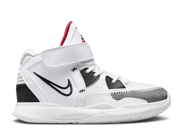 【 NIKE KYRIE INFINITY PS 'MAN MACHINE' / WHITE BLACK UNIVERSITY RED 】 カイリー 白色 ホワイト 黒色 ブラック 赤 レッド ジュニア キッズ ベビー マタニティ スニーカー ナイキ