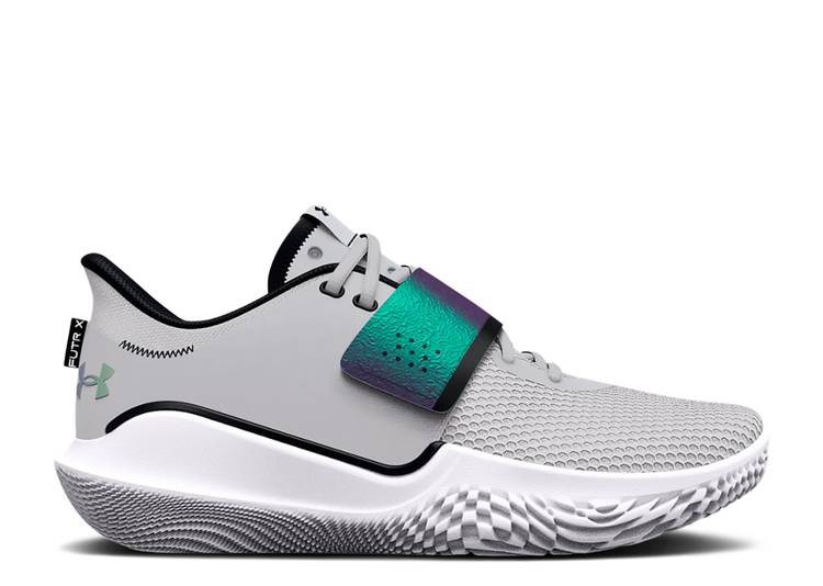 【 UNDER ARMOUR FLOW FUTR X 'HALO GREY' / HALO GREY BLACK 】 フローレス 灰色 グレー 黒色 ブラック アンダーアーマー スニーカー メンズ