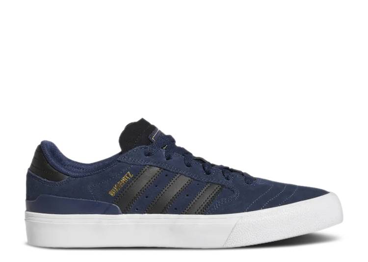 【 ADIDAS BUSENITZ VULC 2 'COLLEGIATE NAVY' / COLLEGIATE NAVY CORE BLACK GOLD 】 アディダス 紺色 ネイビー コア 黒色 ブラック ゴールド スニーカー メンズ｜スニケス
