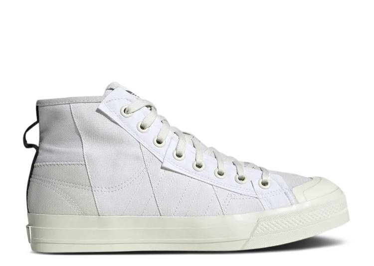 【 ADIDAS PARLEY X NIZZA HIGH \u0027WHITE TINT\u0027 / CLOUD WHITE WHITE TINT OFF WHITE 】 アディダス ご機嫌 白いこと 白いこと スニーカー メンズ メンズ靴-靴