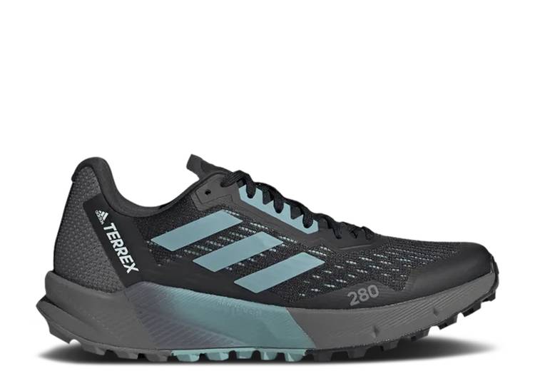【 ADIDAS WMNS TERREX AGRAVIC FLOW 2 'BLACK MINT TON' / CORE BLACK MINT TON CLOUD WHITE 】 アディダス フローレス コア 黒色 ブラック 白色 ホワイト スニーカー レディース|スニケス