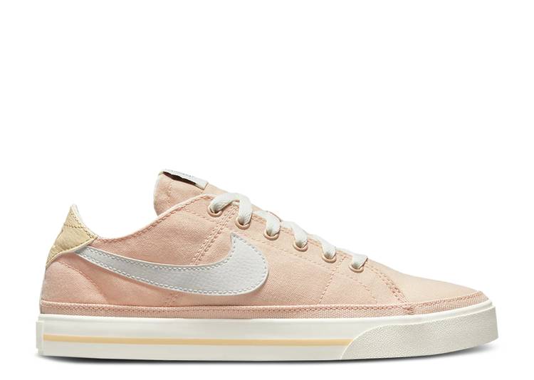 【 NIKE WMNS COURT LEGACY CANVAS 'ARCTIC ORANGE SAIL' / ARCTIC ORANGE WHITE ONYX BLACK 】 コート レガシー 橙 オレンジ 白色 ホワイト 黒色 ブラック スニーカー レディース ナイキ