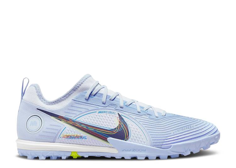 【 NIKE MERCURIAL AIR ZOOM VAPOR 14 PRO TF \u0027FOOTBALL GREY LIGHT MARINE\u0027 / FOOTBALL GREY LIGHT MARINE LASER 】 望遠レンズ 労働者階級 薄墨色 薄墨色 レーザ スニーカー メンズ ナイキ