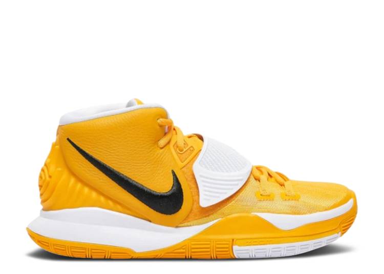 【 NIKE KYRIE 6 TB 'UNIVERSITY GOLD' / UNIVERSITY GOLD BLACK WHITE 】 カイリー ゴールド 黒色 ブラック 白色 ホワイト スニーカー メンズ ナイキ|スニケス