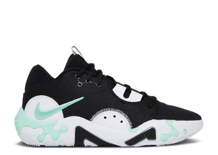 【 NIKE PG 6 EP 'BLACK MINT GREEN' / BLACK MINT GREEN WHITE 】 黒色 ブラック 緑 グリーン 白色 ホワイト スニーカー メンズ ナイキ