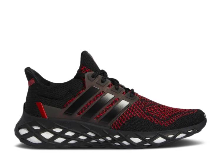 【 ADIDAS ULTRABOOST WEB DNA 'BLACK VIVID RED' / CORE BLACK CORE BLACK VIVID RED 】 アディダス コア 黒色 ブラック 赤 レッド スニーカー メンズ