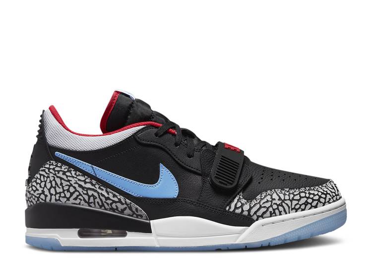 【 AIR JORDAN JORDAN LEGACY 312 LOW 'CHICAGO FLAG' / BLACK VALOUR BLUE UNIVERSITY RED 】 ナイキ レガシー 黒色 ブラック 青色 ブルー 赤 レッド エアジョーダン スニーカー メンズ