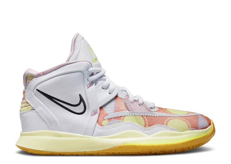 【 NIKE KYRIE INFINITY GS 'PYRAMID' / IRIS WHISPER BLACK CITRON TINT 】 カイリー 黒色 ブラック ジュニア キッズ ベビー マタニティ スニーカー ナイキ|スニケス