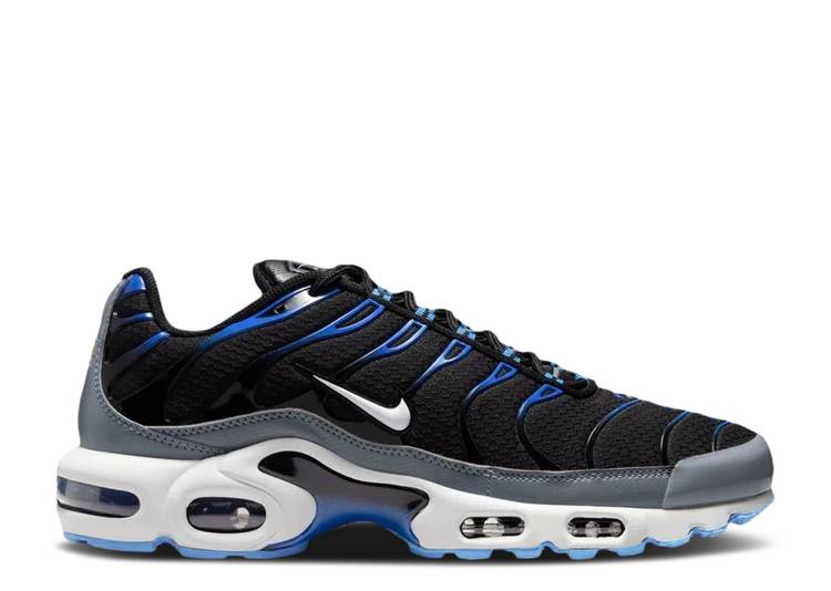 【 NIKE AIR MAX PLUS \u0027BLACK ROYAL BLUE\u0027 / BLACK ROYAL BLUE COOL GREY 】 マックス 黒いこと 黒いこと 青味 青味 冷やりとした 薄墨色 薄墨色 エアマックスプラス スニーカー メンズ ナイキ