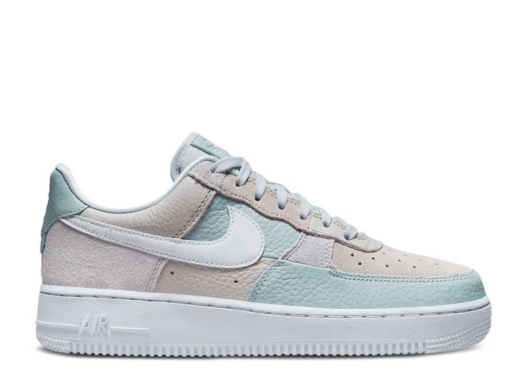 【 NIKE WMNS AIR FORCE 1 \u002707 LOW NH1 \u0027BE KIND\u0027 / FOOTBALL GREY AURA OCEAN CUBE 】 薄墨色 薄墨色 佇まい 空軍 スニーカー レディース ナイキ