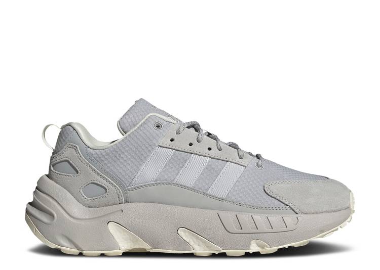 【 ADIDAS ZX 22 BOOST \u0027GREY CREAM WHITE\u0027 / GREY TWO GREY TWO CREAM WHITE 】 アディダス ブースト 皮膚軟化剤 薄墨色 薄墨色 白いこと 白いこと スニーカー メンズ