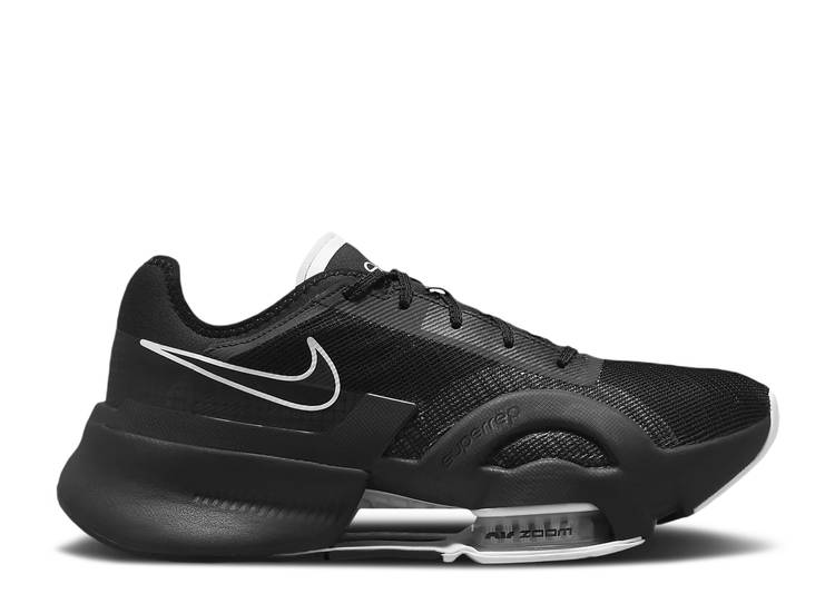 【 NIKE WMNS AIR ZOOM SUPERREP 3 \u0027BLACK ANTHRACITE\u0027 / BLACK BLACK ANTHRACITE WHITE 】 望遠レンズ 黒いこと 黒いこと 白いこと 白いこと スニーカー レディース ナイキ