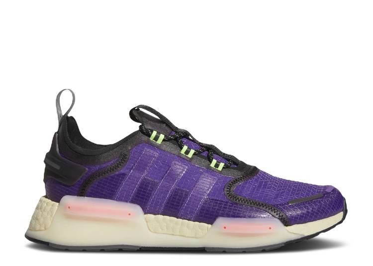 【 ADIDAS NMD_V3 'ACTIVE PURPLE' / ACTIVE PURPLE CORE BLACK SIGNAL 】 アディダス 紫 パープル コア 黒色 ブラック スニーカー メンズ