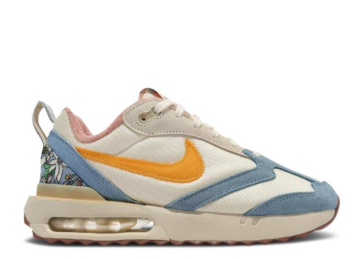 【 NIKE WMNS AIR MAX DAWN \u0027COCONUT MILK UNIVERSITY GOLD\u0027 / COCONUT MILK UNIVERSITY GOLD 】 マックス ゴールド 大気圏マックス スニーカー レディース ナイキ