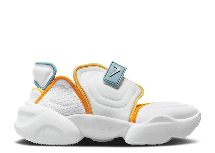 【 NIKE WMNS AQUA RIFT \u0027WHITE CERULEAN SOLAR FLARE\u0027 / WHITE CERULEAN SOLAR FLARE MAGMA 】 アクア 昇降機 白いこと 白いこと スニーカー レディース ナイキ 靴-レディース靴