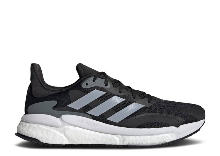 【 ADIDAS SOLAR BOOST 3 'BLACK HALO SILVER' / CORE BLACK HALO SILVER GREY SIX 】 アディダス ブースト コア 黒色 ブラック 銀色 シルバー 灰色 グレー スニーカー メンズ