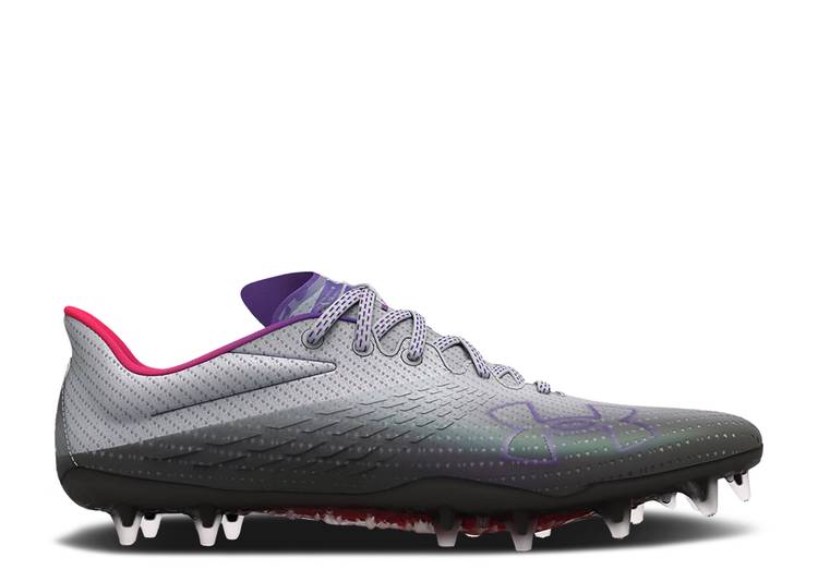 【 UNDER ARMOUR WMNS BLUR SMOKE MC \u0027HALO GREY METALLIC ORE\u0027 / HALO GREY METALLIC ORE 】 薄墨色 薄墨色 アンダーアーマー スニーカー レディース
