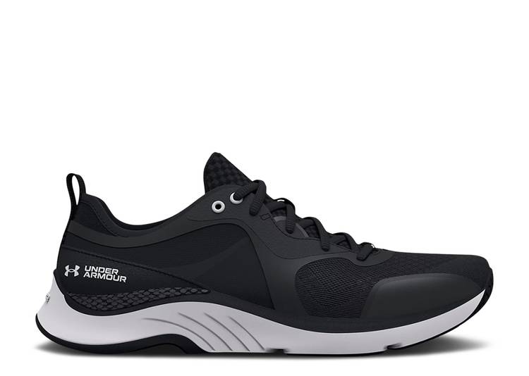 【 UNDER ARMOUR WMNS HOVR OMNIA \u0027BLACK WHITE\u0027 / BLACK WHITE 】 黒いこと 黒いこと 白いこと 白いこと アンダーアーマー スニーカー レディース