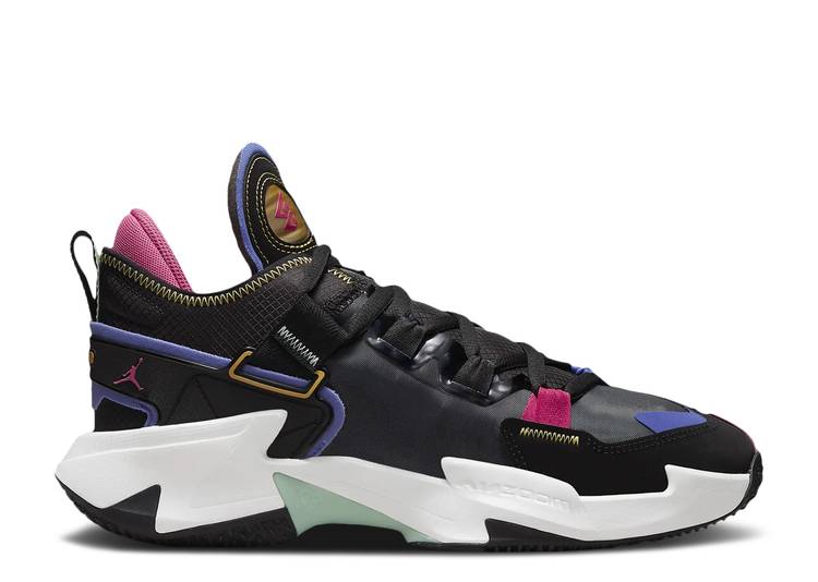【 AIR JORDAN JORDAN WHY NOT ZER0.5 PF \u0027HYPE MUSIC\u0027 / BLACK SAPPHIRE MINT FOAM 】 ナイキ 黒いこと 黒いこと エアジョーダン スニーカー メンズ